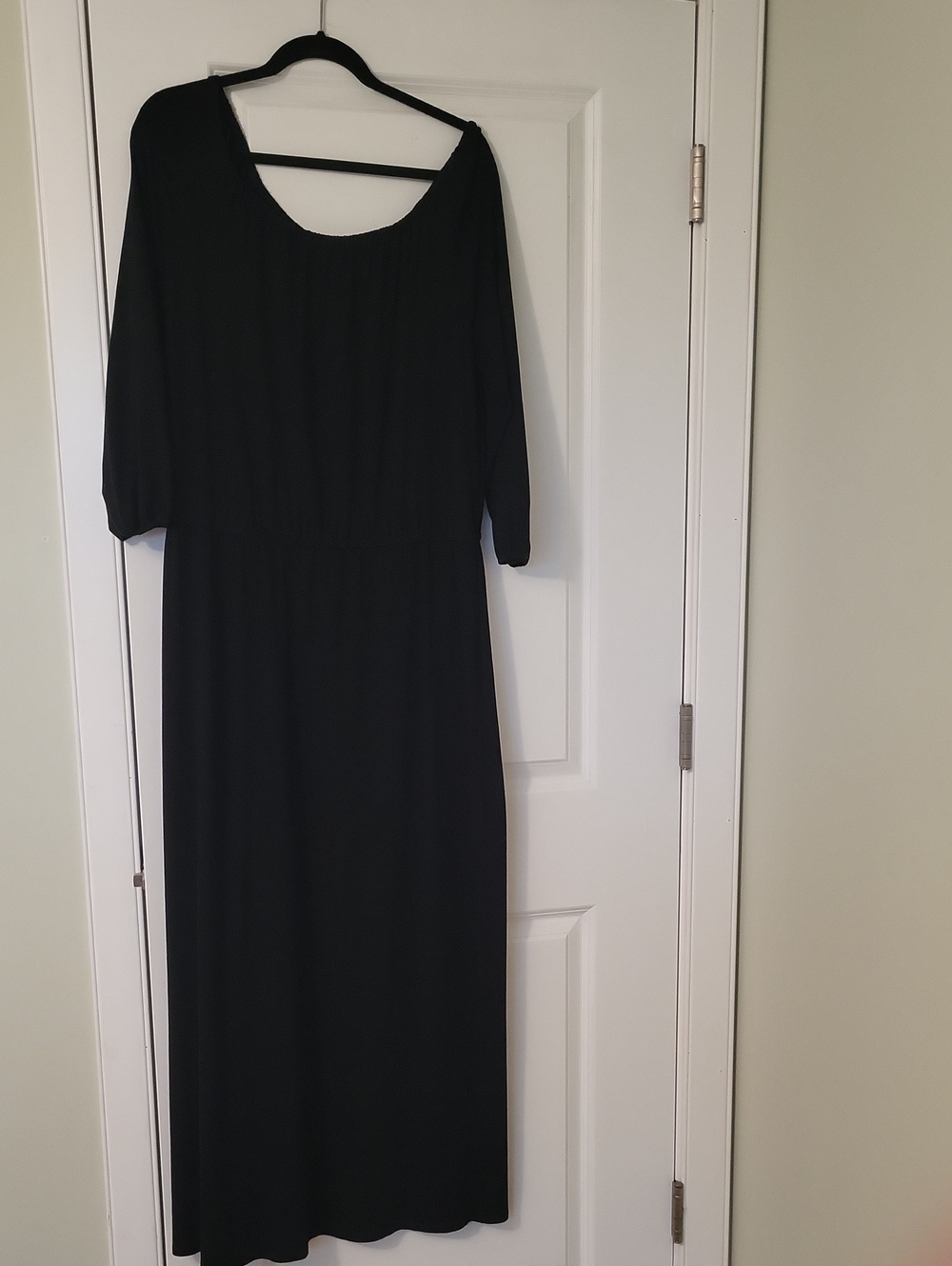 Chico's Black Maxi Dress with Scoop Neck
